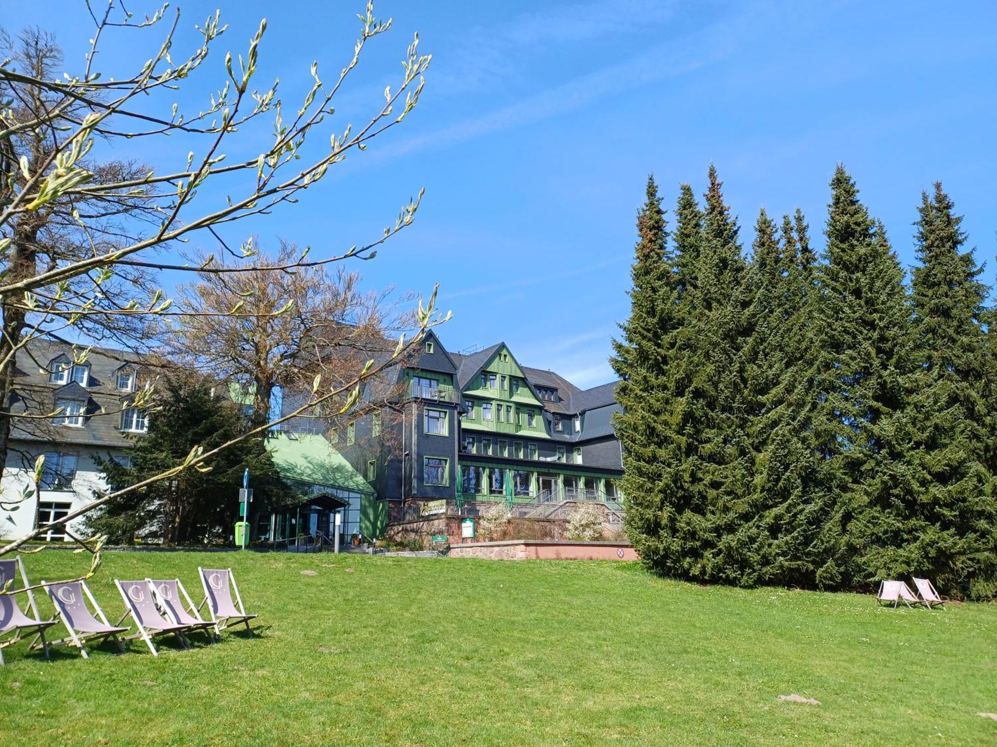 Berg & Spa Hotel Gabelbach Ilmenau Esterno foto